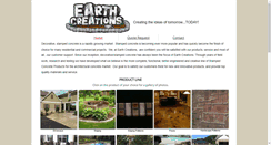 Desktop Screenshot of earthcreations.us