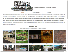 Tablet Screenshot of earthcreations.us